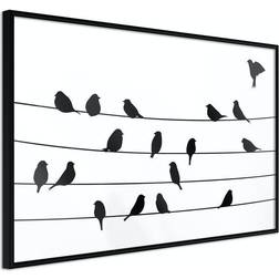 Arkiio Affisch Bird Family [Poster] 60x40 Poster